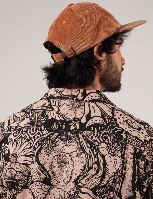 Landsky Coral Men's Short Sleeve Sport Collar Shirt