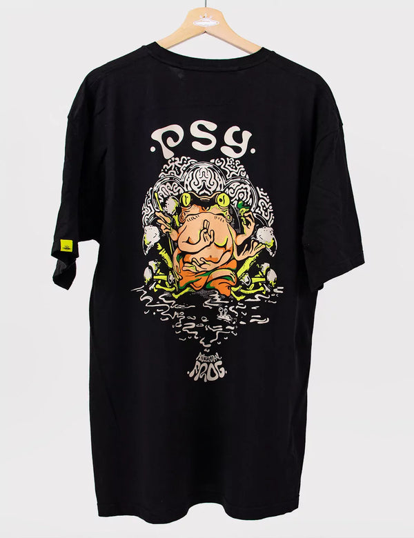 Ancestral Frog Men Oversize black T-shirt