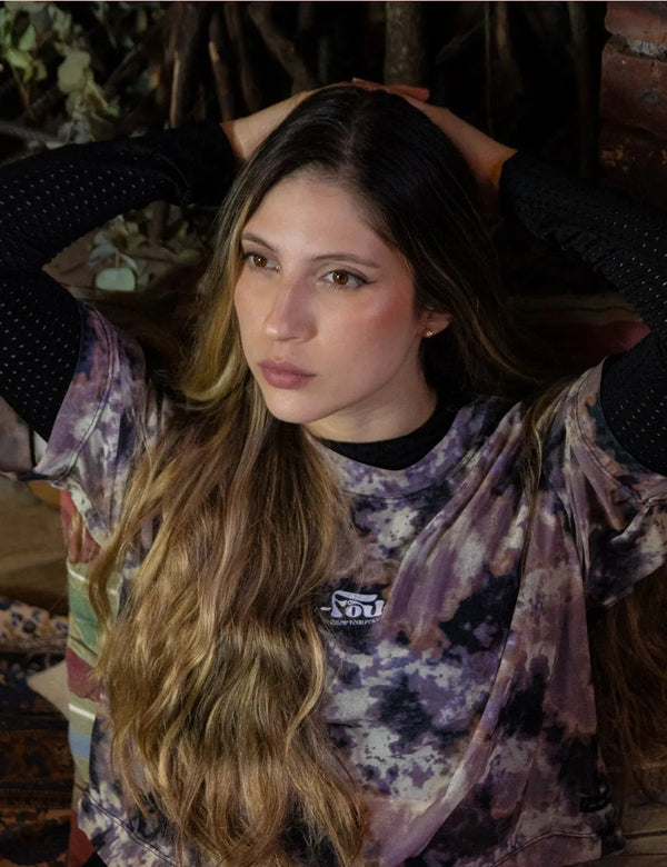 Cosmos Women's Oversized T-Shirt Multicolor