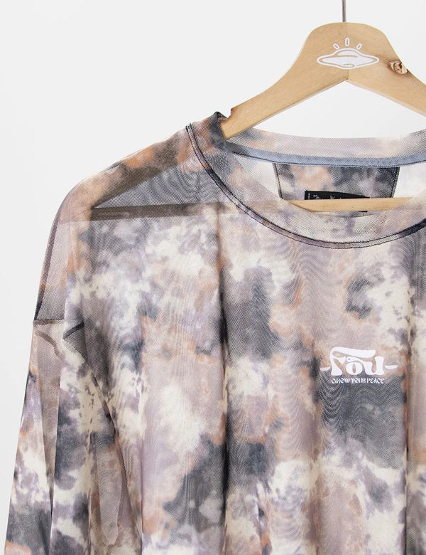 Cosmos Women's Oversized T-Shirt Multicolor