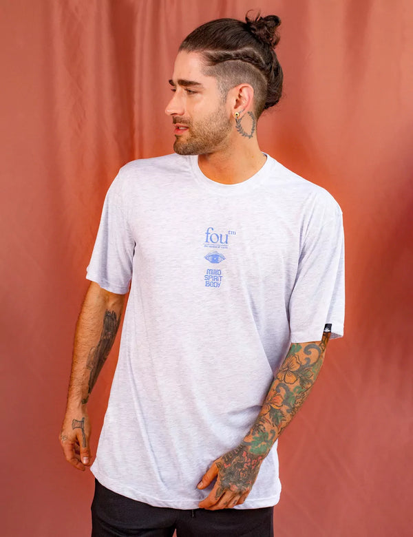 Mudra Men Oversize Jasper Gray T-shirt