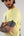 Pacifista Men's Regular Fit Yellow T-Shirt
