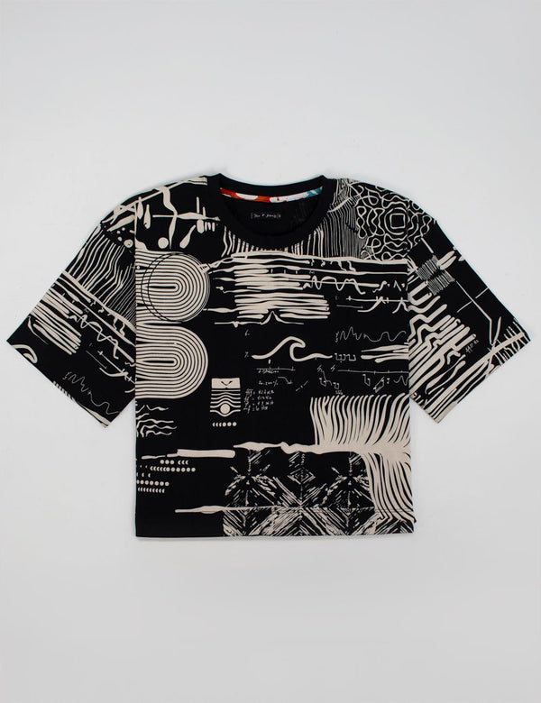 Women’s Sound Black Oversize T-Shirt