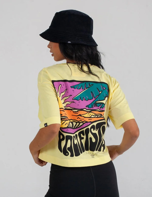 Pacifista Yellow Oversize T-Shirt for Women