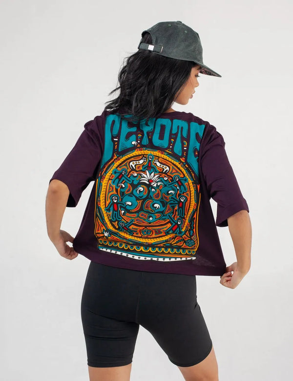 Peyote Women's Purple Oversize T-Shirt