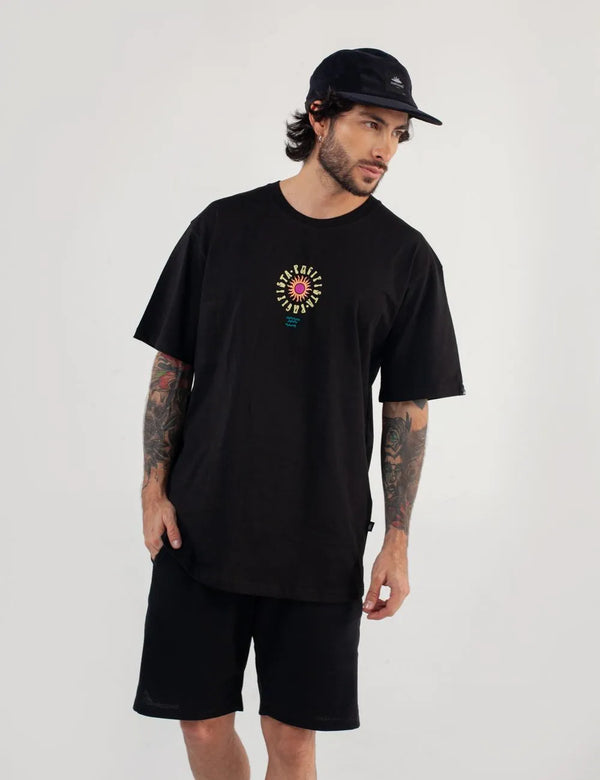 Pacifista Men's Oversize T-shirt in black