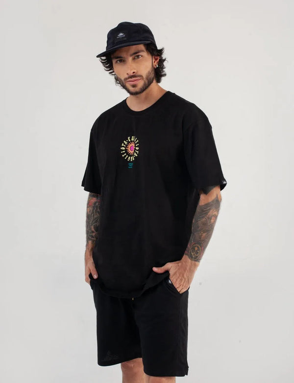 Pacifista Men's Oversize T-shirt in black