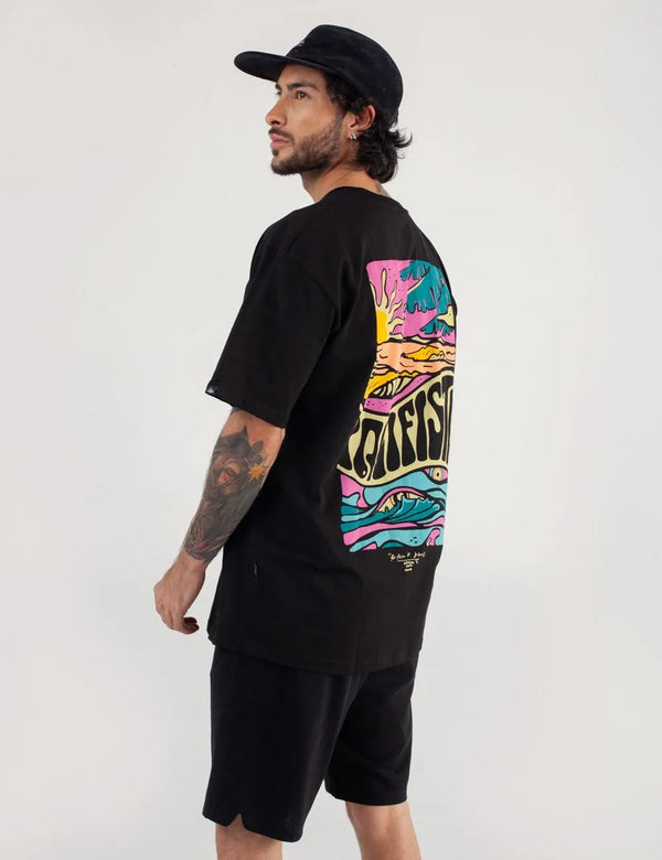 Pacifista Men's Oversize T-shirt in black