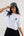 Live Cool Oversize white T-shirt Women