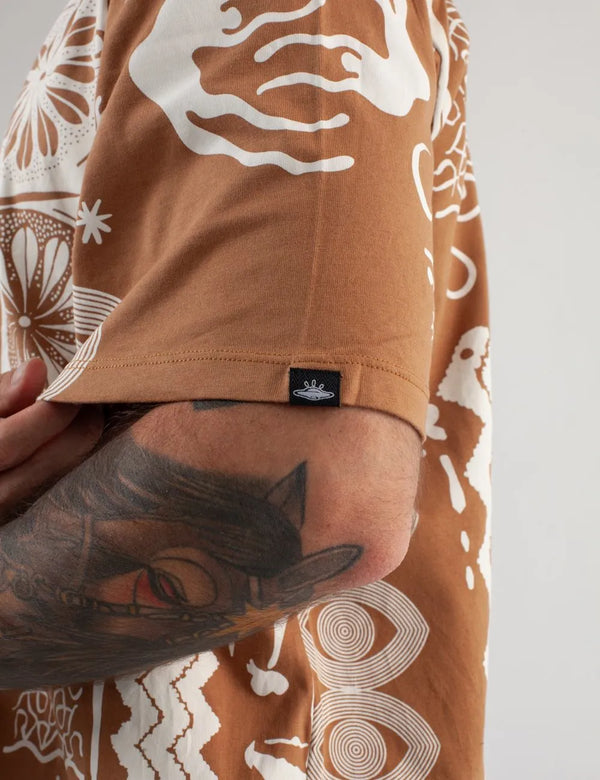 Vurú Tobacco Oversize T-shirt Men