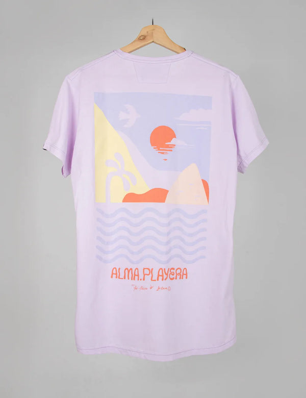 Alma Playera lilac Regular fit Unisex t-shirt