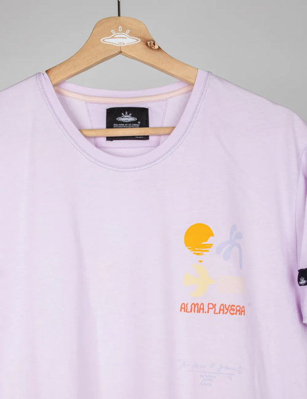 Alma Playera lilac Regular fit Unisex t-shirt