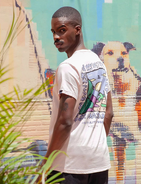 Freedom Men Regular Fit Pink T-Shirt