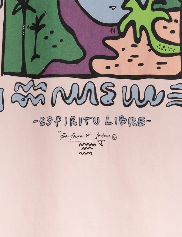 Freedom Men Regular Fit Pink T-Shirt