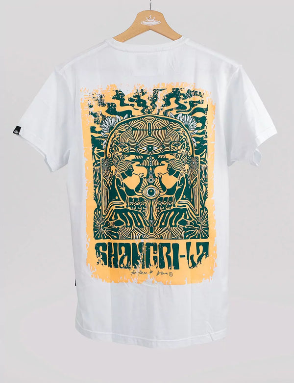 Shangri - LA Men Regular fit white T-shirt