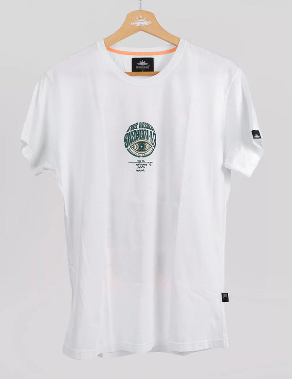 Shangri - LA Men Regular fit white T-shirt