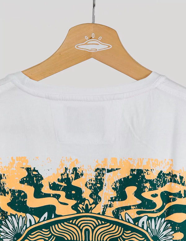 Shangri - LA Men Regular fit white T-shirt