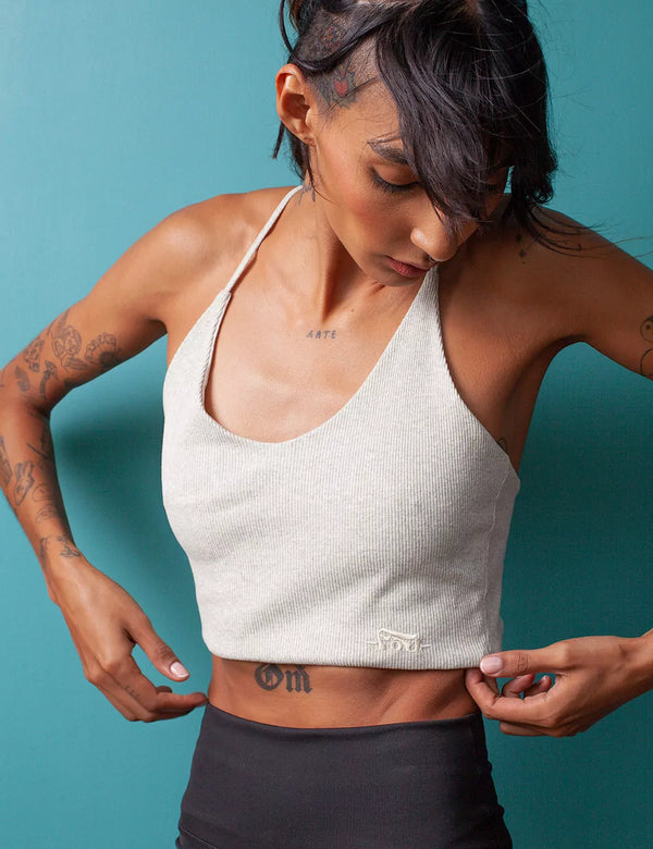 Entheos sand Women´s Crop Top