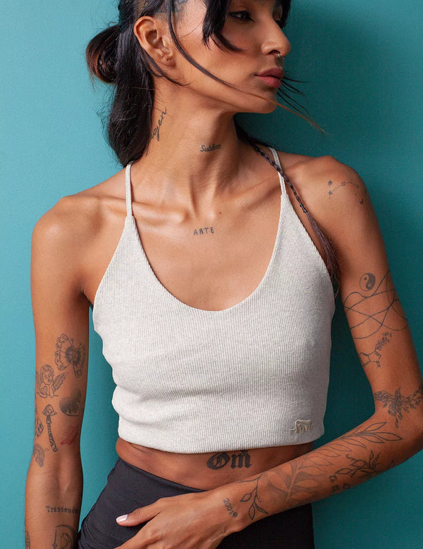 Entheos sand Women´s Crop Top