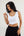 Sepiolita Women´s white Crop Top