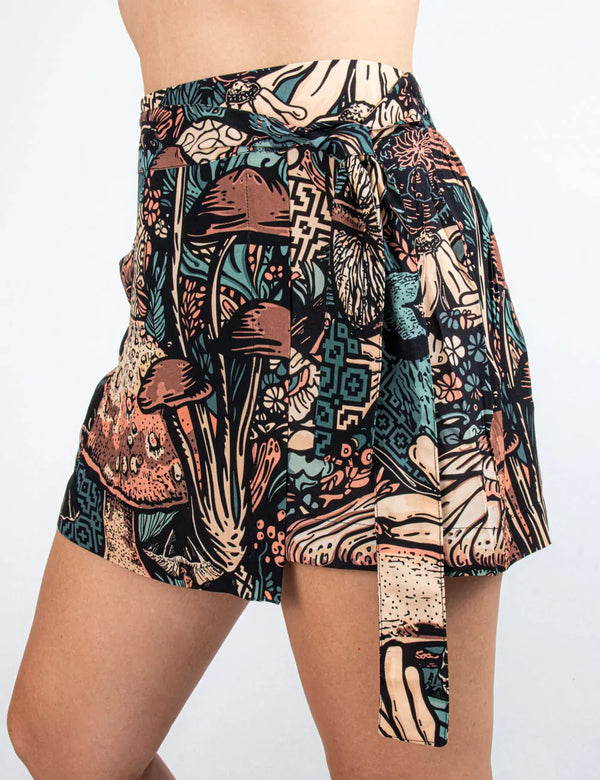 Jardin de los dioses Multicolor Women Short Skirt