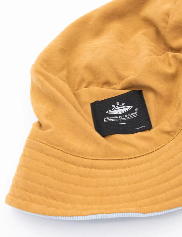 Fisher Hat duplex Sky Blue + Chocolate Unisex