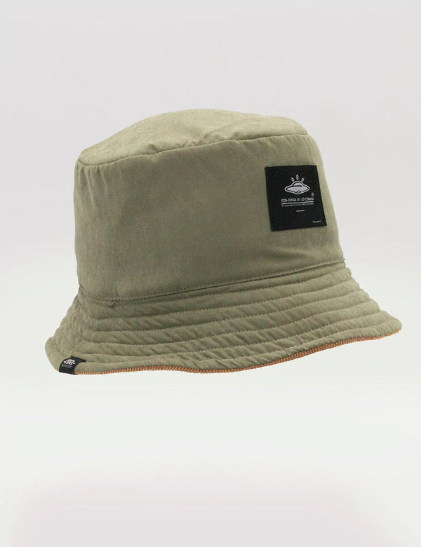Fisher Hat Duplex pistachio + coffee Unisex