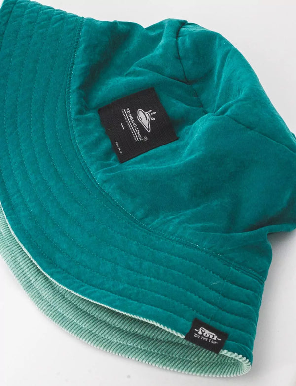 Fisher Hat Duplex mind green+turquoise Unisex