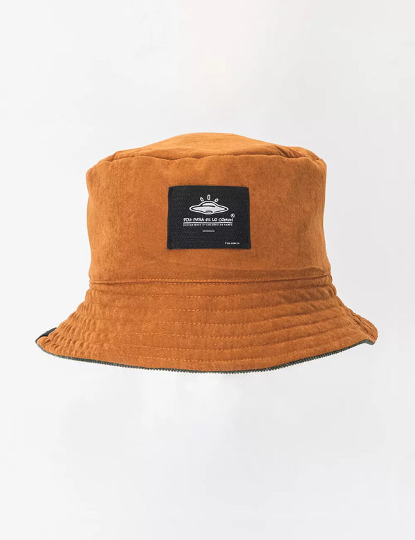 Fisher Hat Duplex Green+Chocolate Unisex