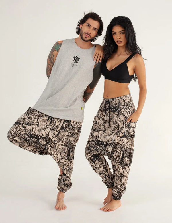 Olmo Beige Unisex Aladdin Pants