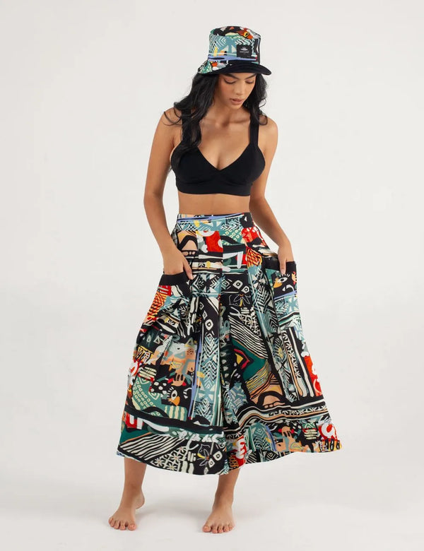 Roots Culotte Pants for Women in multicolor