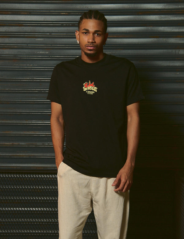 Regular Fit T-shirt Flavor of Colombia black unisex