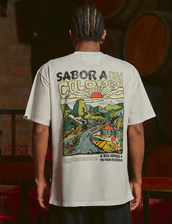 Unisex Raw Colombian Flavor Oversize T-Shirt