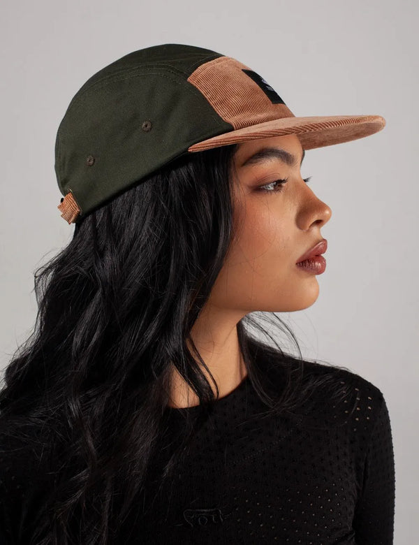 Rider Hat green + brown Unisex