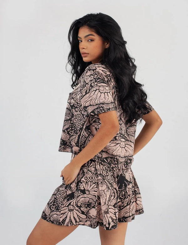 Short Set Landsky coral Women Size