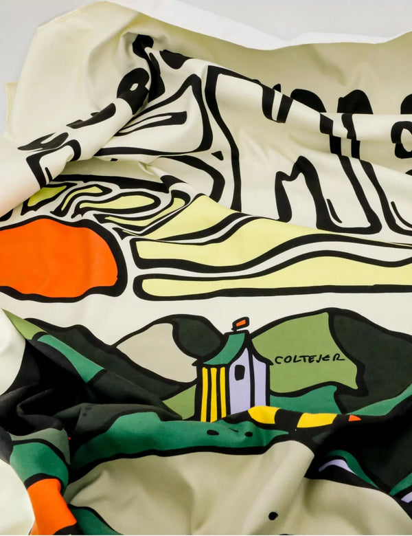 Microfiber Travel Towel 93 x 1.43 Surfing the Lomas of Medellín