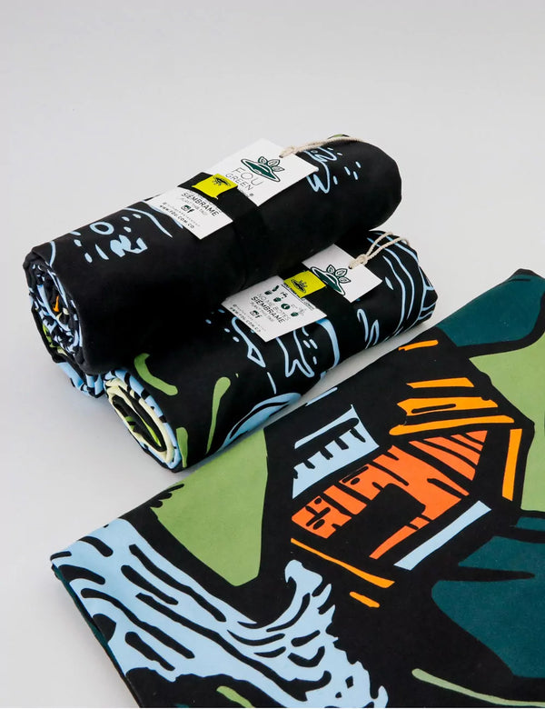 Microfiber Travel Towel 93 x 1.43 Simple Night Life