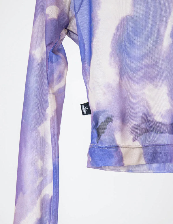 Orion Women's Long Sleeve Mesh Crop Top