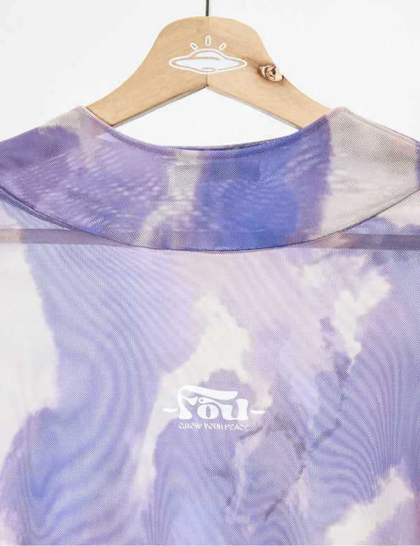 Orion Women's Long Sleeve Mesh Crop Top