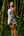Flora High Neck off white Womens Short Dress