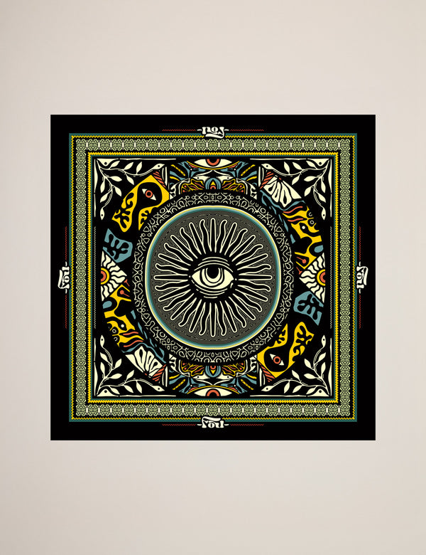 Unisex Multicolor Dia Scarf